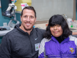 Chad Greenway and Country Music Star Dave McEloy Visit Childrens Minnesota