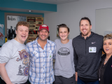 Chad Greenway and Country Music Star Dave McEloy Visit Childrens Minnesota