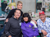 Chad Greenway and Country Music Star Dave McEloy Visit Childrens Minnesota