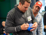 Chad Greenway and Country Music Star Dave McEloy Visit Childrens Minnesota