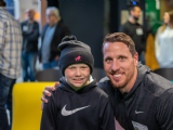 Chad Greenway and Country Music Star Dave McEloy Visit Childrens Minnesota