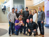 Chad Greenway and Country Music Star Dave McEloy Visit Childrens Minnesota