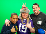 Chad Greenway and Country Music Star Dave McEloy Visit Childrens Minnesota