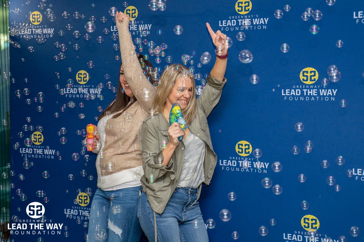 Guests dance in joy at Greenway Foundation's TendHer Heart Foundation Luncheon, 2021