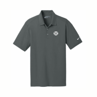 Men's Gray Polo-Front